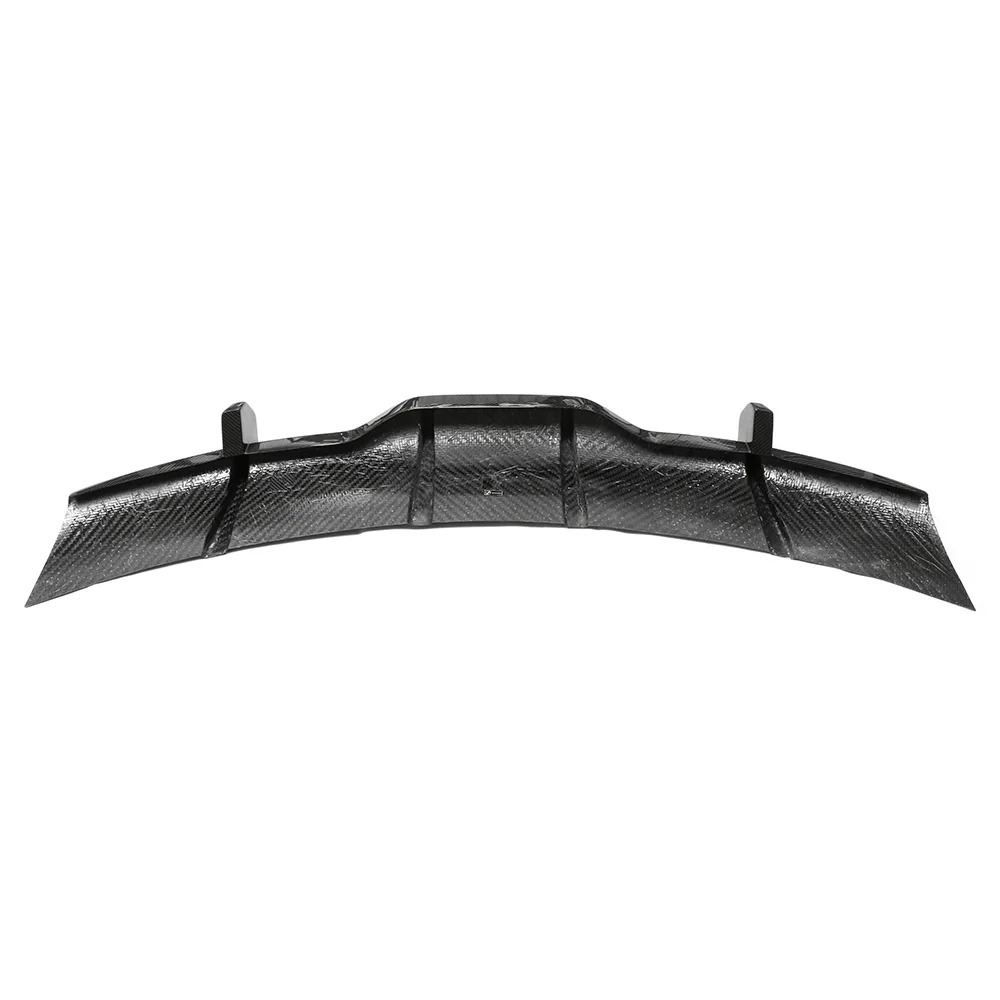 Real Carbon Fiber Rear Bumper Diffuser Lip V Style Fit for  Model S Plaid 2022+ Body Kit